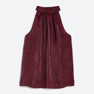 Liverpool sleeveless halter neck blouse